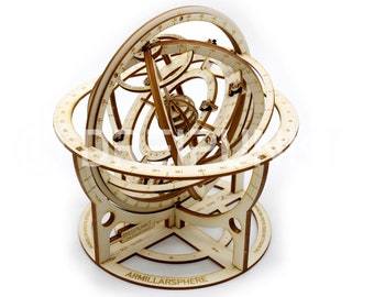 Wooden armillary sphere kit