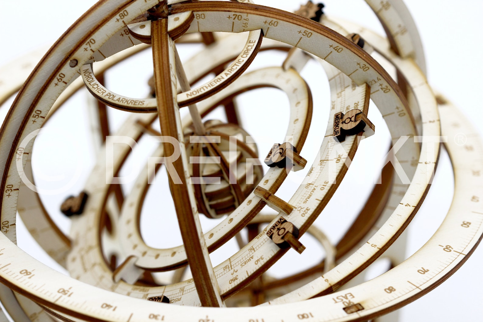 Wooden Kit Armillary Sphere Etsy