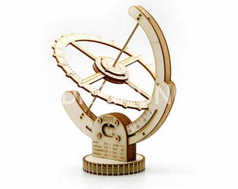 Wooden sundial kit