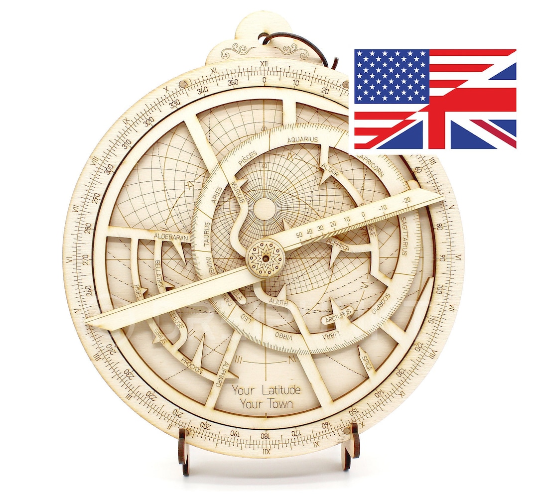 木製アストロラーベキット（英語説明書付き） - Etsy 日本