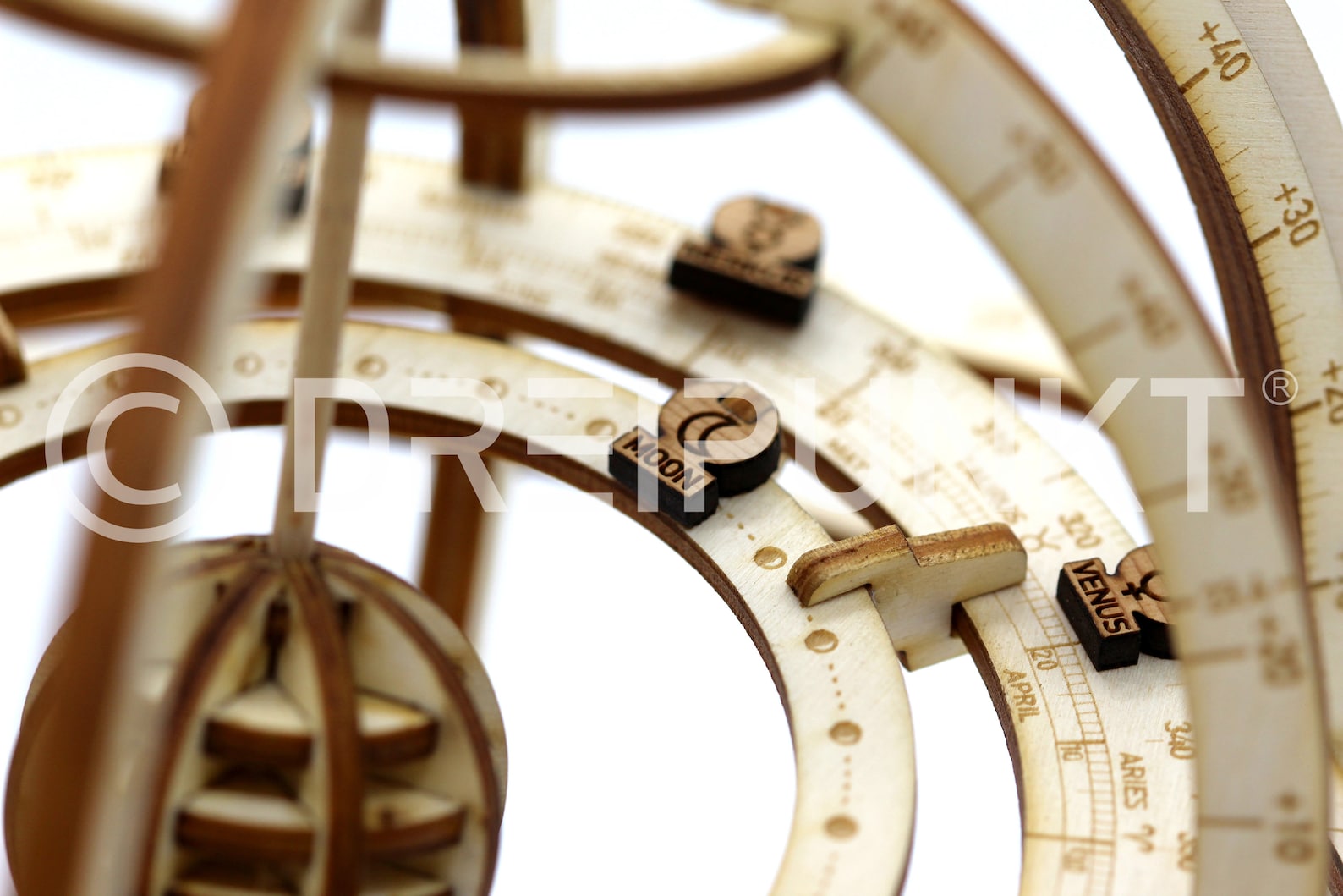 Wooden Kit Armillary Sphere Etsy