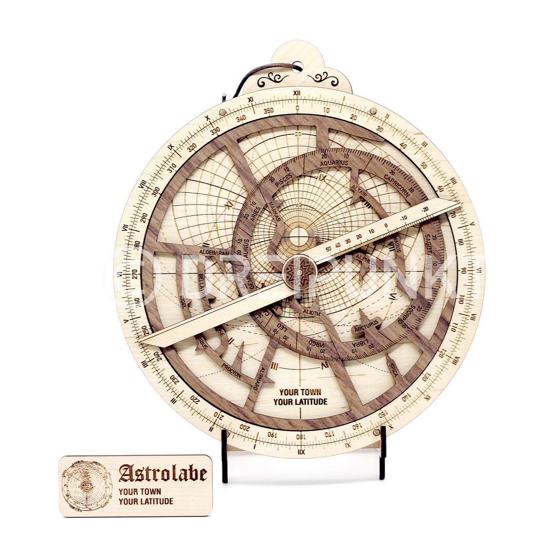 木製アストロラーベ デラックス版キット - Etsy 日本