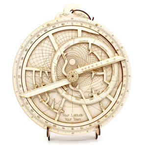 Wooden kit Astrolabium (German instructions)