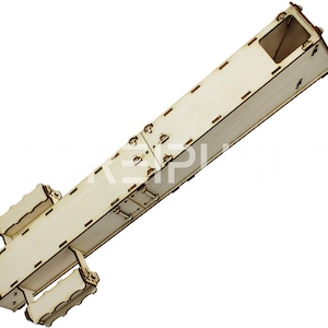 Puede incluir: Una caja de madera con una tapa con bisagras y dos asas en el lateral. La caja está hecha de madera de color claro y tiene una forma rectangular.