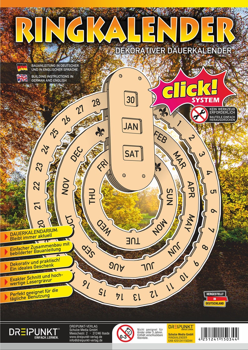 Kit Ring Calendar  Etsy