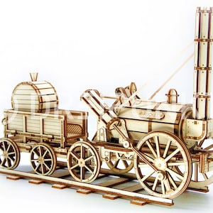 Wooden kit locomotive &#39;Stephenson&#39;s ROCKET&#39;