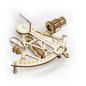 Wooden kit sextant