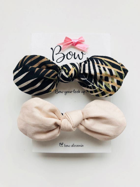 Bow Hair Tie Hair Elastic Ponytail Holder Hairband Etsy