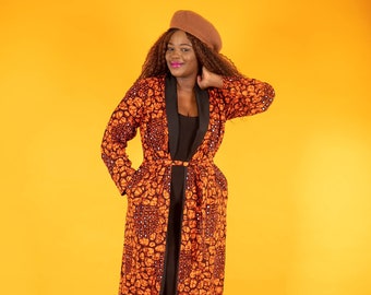 Imuse African print  kimono jacket