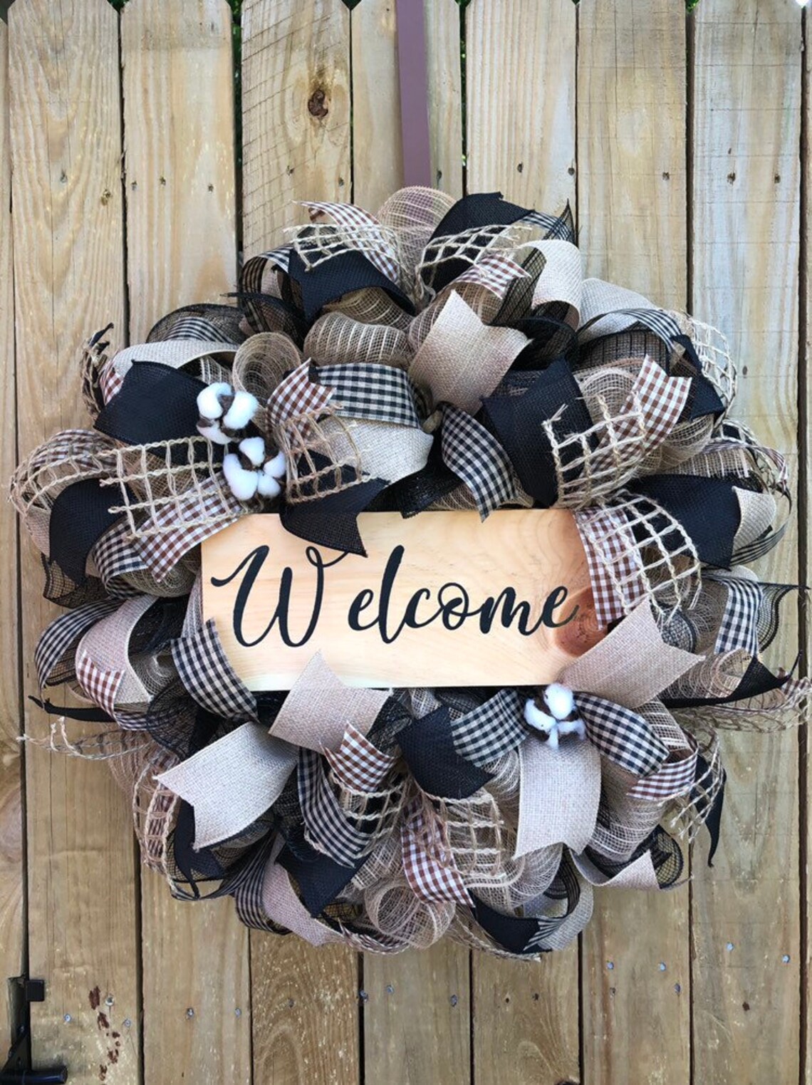 Welcome Wreath Everyday Wreath Farmhouse Decor Farmhouse - Etsy