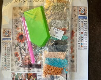 Cartoon Cow 5D Diamond Art Kit: Beginner Adult Craft, Farmhouse Decor