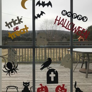 Halloween Fenster Clings