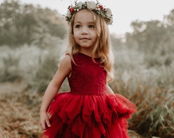 red holiday dresses for girls