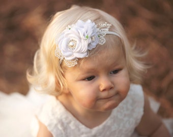 girls headband, flower headband, girls hair accessories, toddler headband