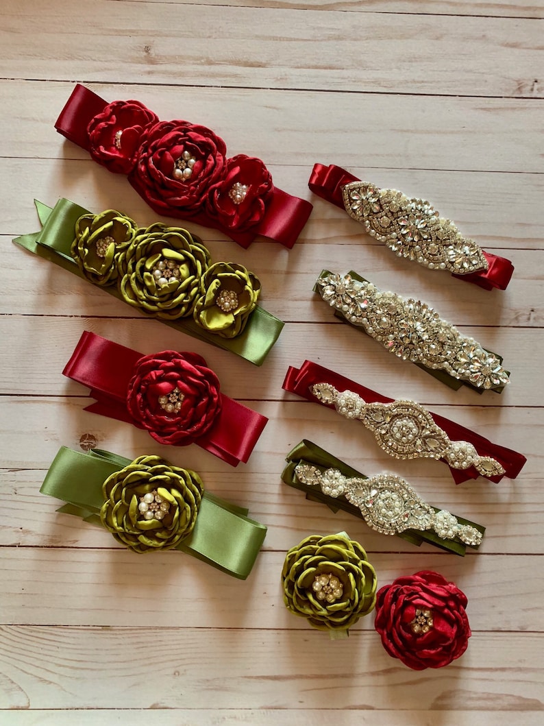 Triple 3 Flower girl belt