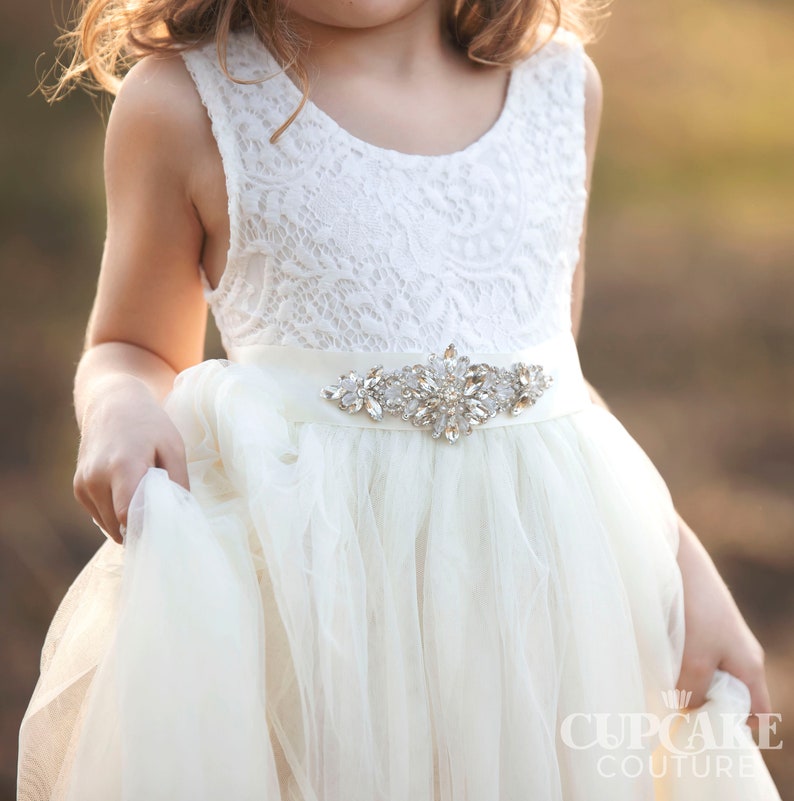 Floral Belt Flower Girl Accessories Girls Belt Flowers Etsy