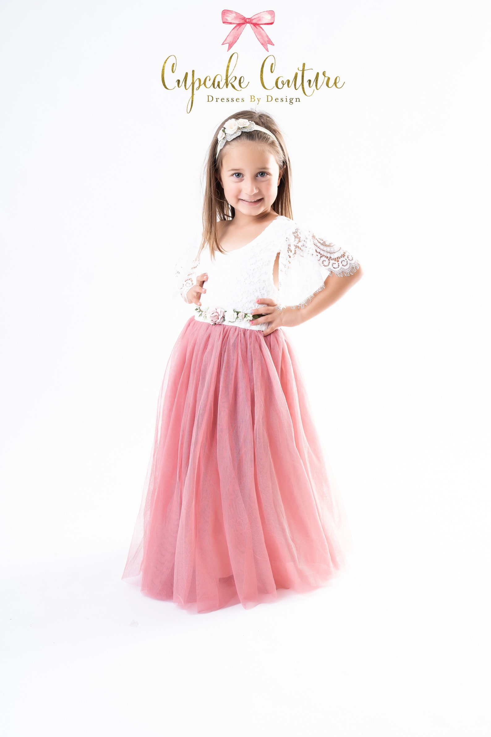 Blush Flower Girl Dress Toddler Flower Girl Dress Tulle Etsy
