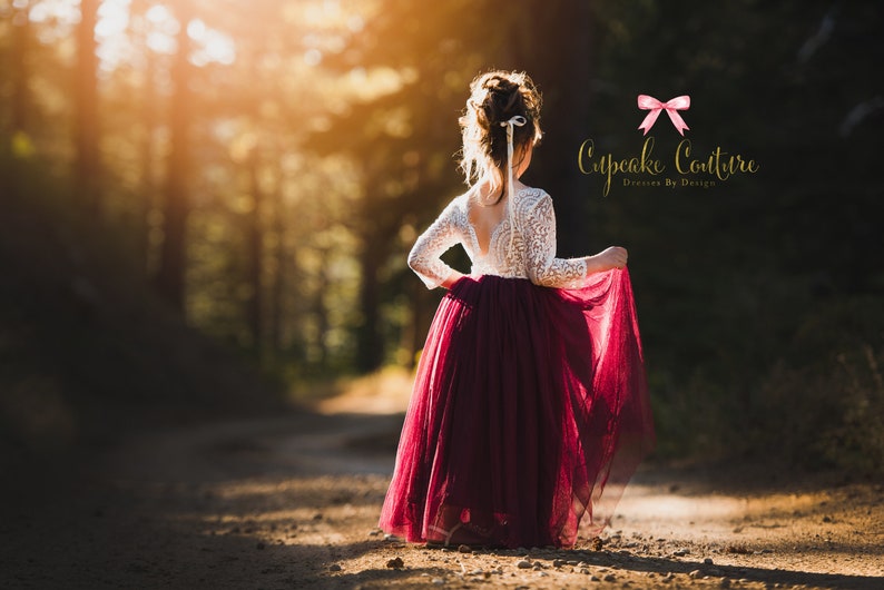 olive flower girl dress