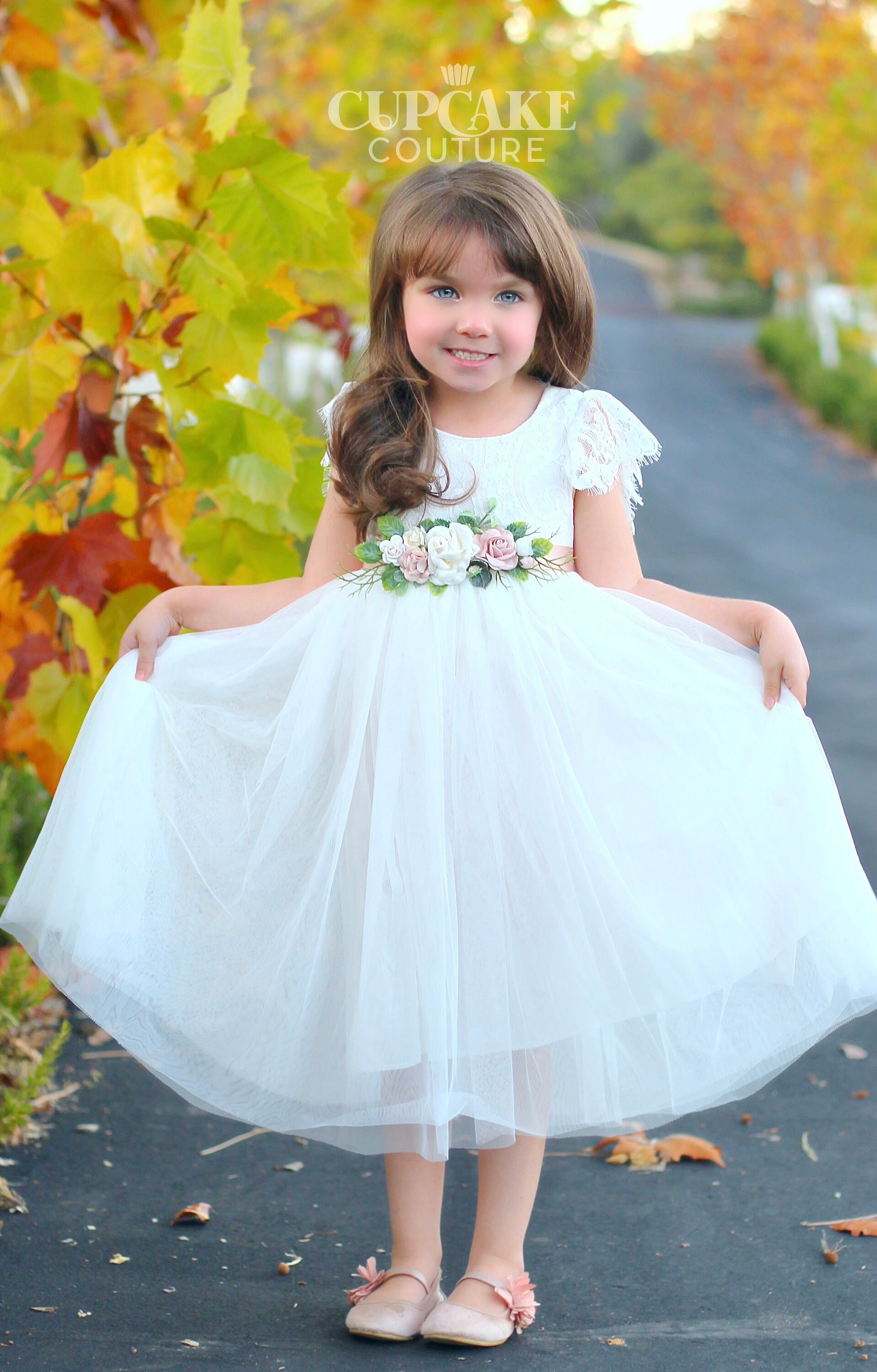 Fairy flower girl clearance dresses