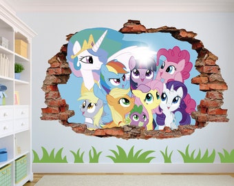My Little Pony Decal Etsy