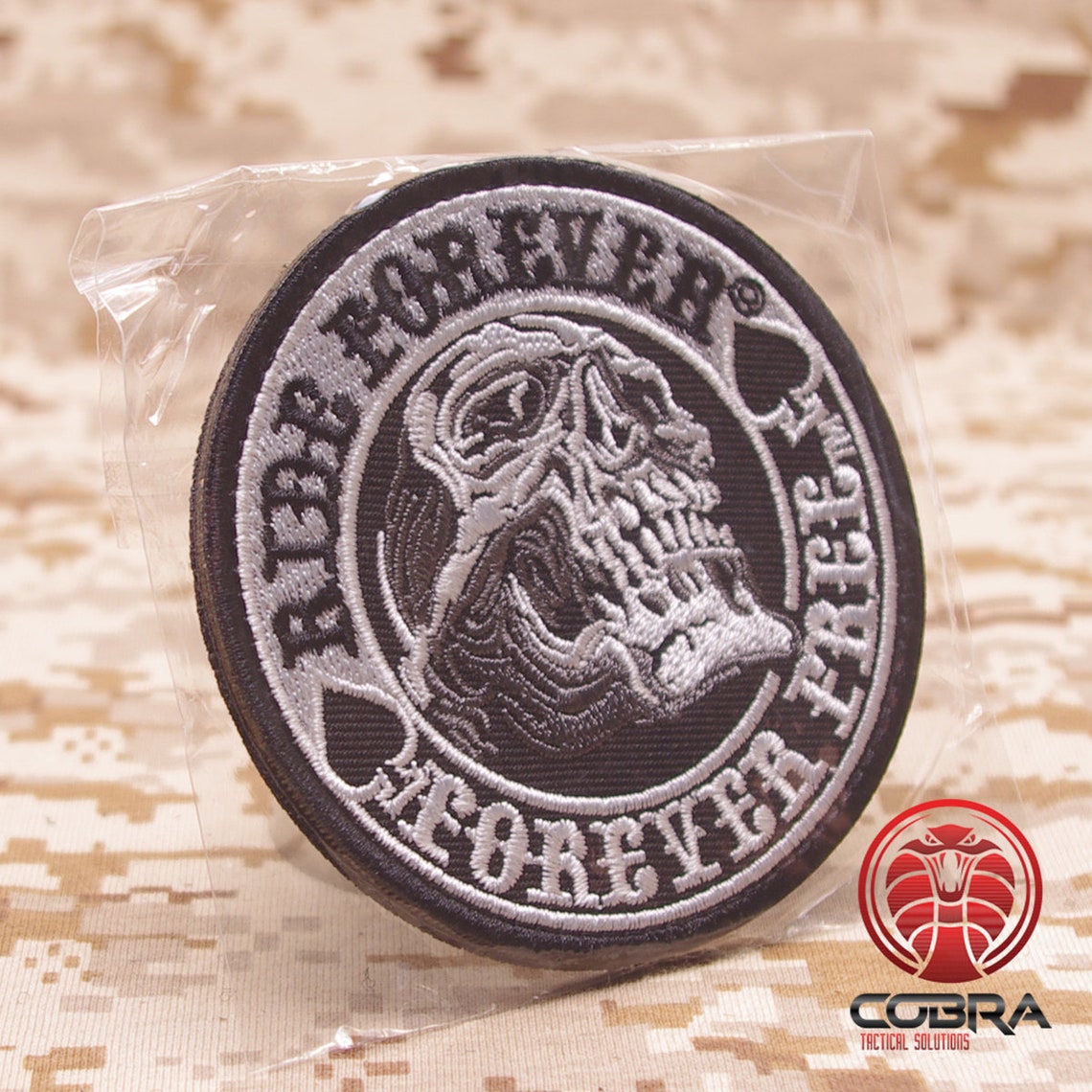 Ride Forever Forever Free embroidered Patch with Hook & Etsy