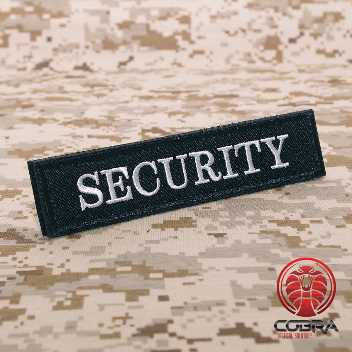 Security embroidered patch with velcro Etsy