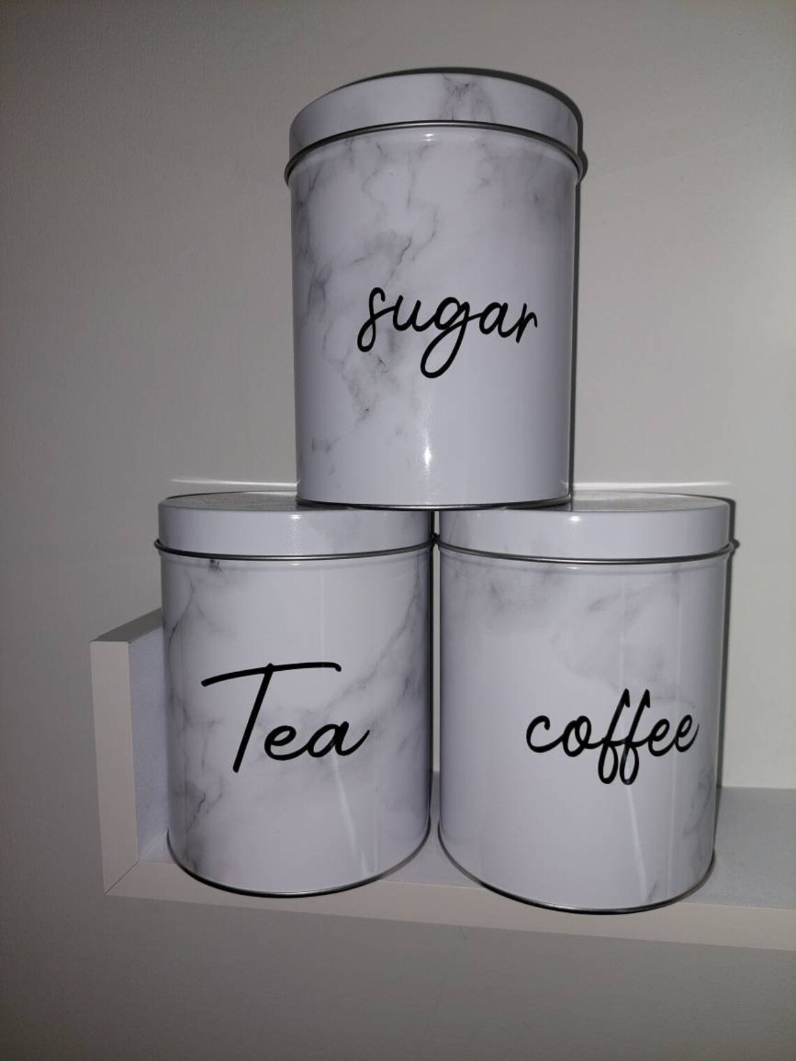 Kitchen Stickers Vinyl Stickers Tea Coffee Sugar Labels Etsy
