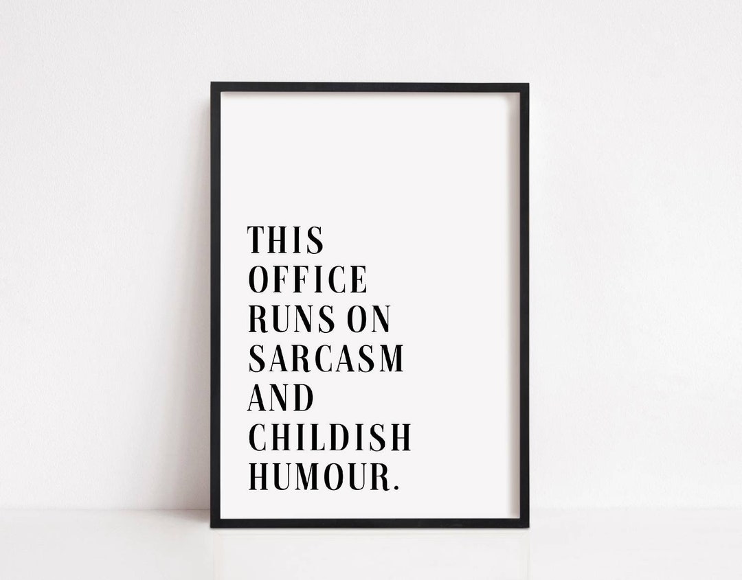 Quote Print This Office Funny Print Work Office Print Etsy UK