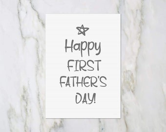 Fathers Day Card | First Fathers Day | New Daddy