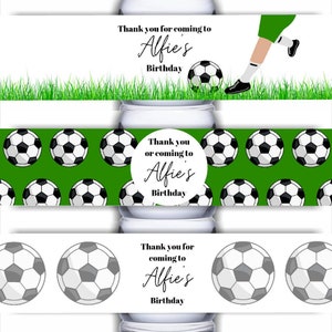 Juice Bottle Labels | Football Theme Labels | Water Bottle Stickers | Football Party | Party Stickers