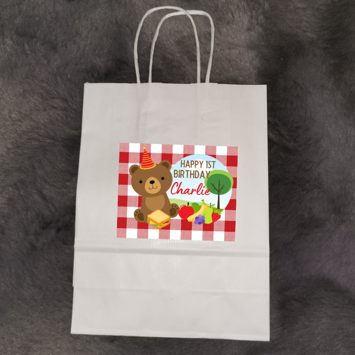 Party Bags Teddy Bear Picnic Party Bags Themed Party Bags Etsy