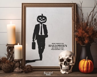Decorazioni di Halloween per interni, Arte da parete di Halloween, Decorazioni di Halloween Zucca, Pompata per Halloween, Decorazione da parete con zucca jackolantern aziendale