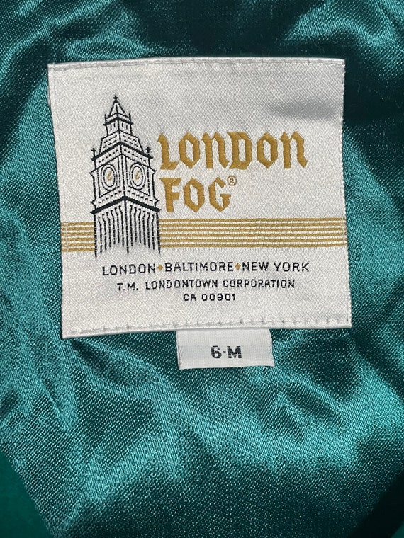 Vintage Kelly Green London Fog Wool Coat - image 6