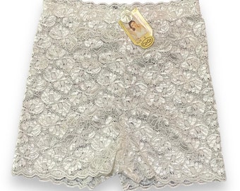 Vintage 1990's White Lace CoCo Bridal Lingerie Shorts XS NWT