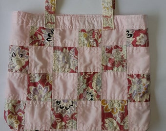 Patchwork Tote Bag - Upcycled Material
