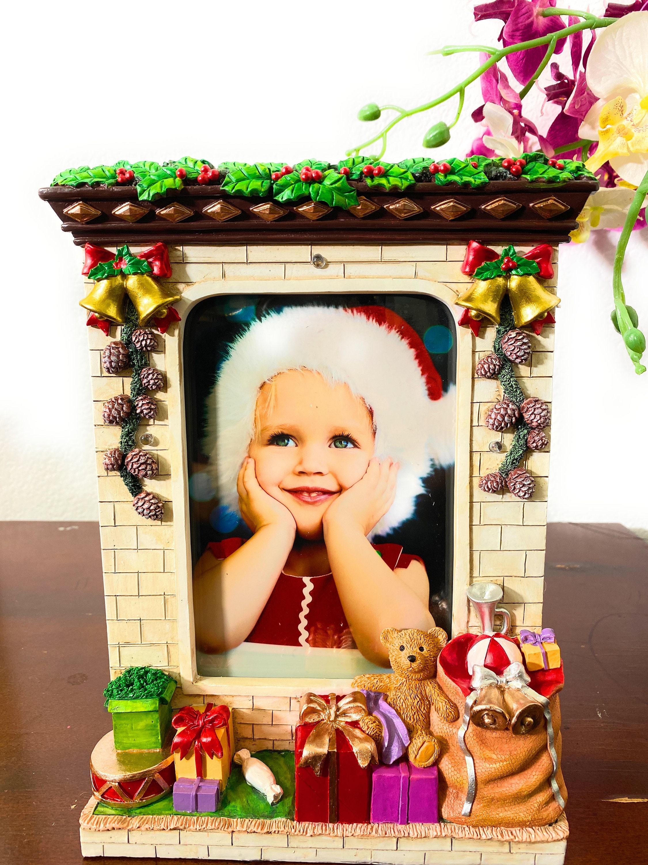 Christmas Picture Frame 5x7 Photo Frames Light up Pictures Xmas Holiday