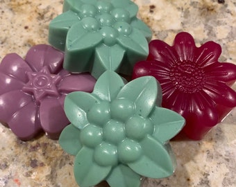 Decorative flower soaps