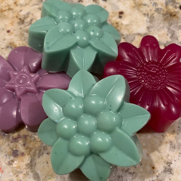 Decorative flower soaps