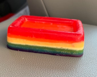 4 Rainbow soaps