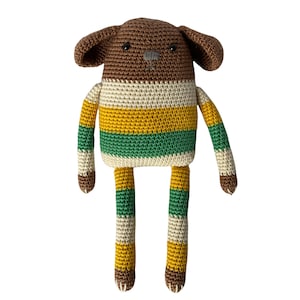 Haakpatroon/ crochet pattern -  Buddy the dog - Nederlands - English - PDF