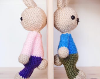 PATTERN: Easy Bunny - Amigurumi crochet pattern PDF