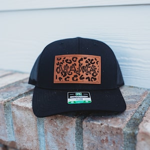 Leopard Mama Hat, Mothers Day Gift, Gifts for Mom, Momlife, Mom Hat, Gift for her, Mama Hat