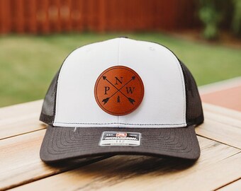 PNW Leather Patch Hat