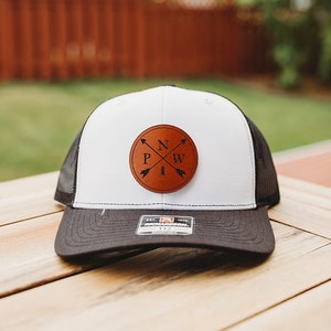 PNW Leather Patch Hat