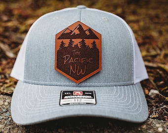 Pacific Northwest Leather Patch Hat