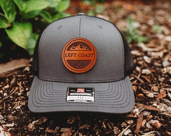Left Coast Leather Patch Hat