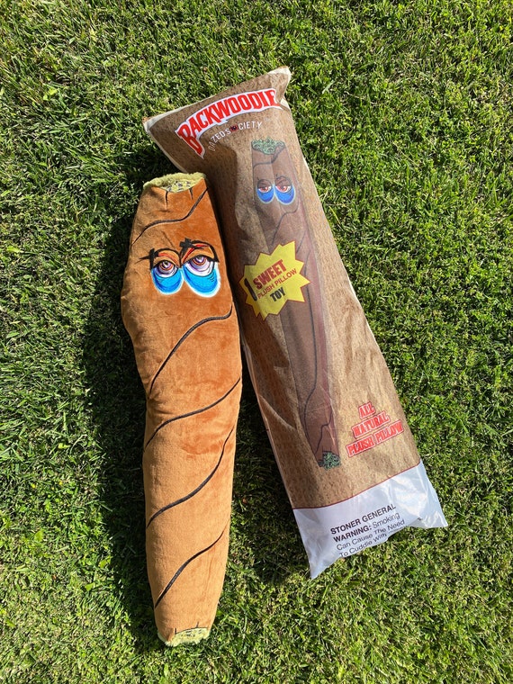RESTOCKED!!! Backwoods Backwoodie weed plush toy blunt pillow 2.5 ft tall (bag sold separately)
