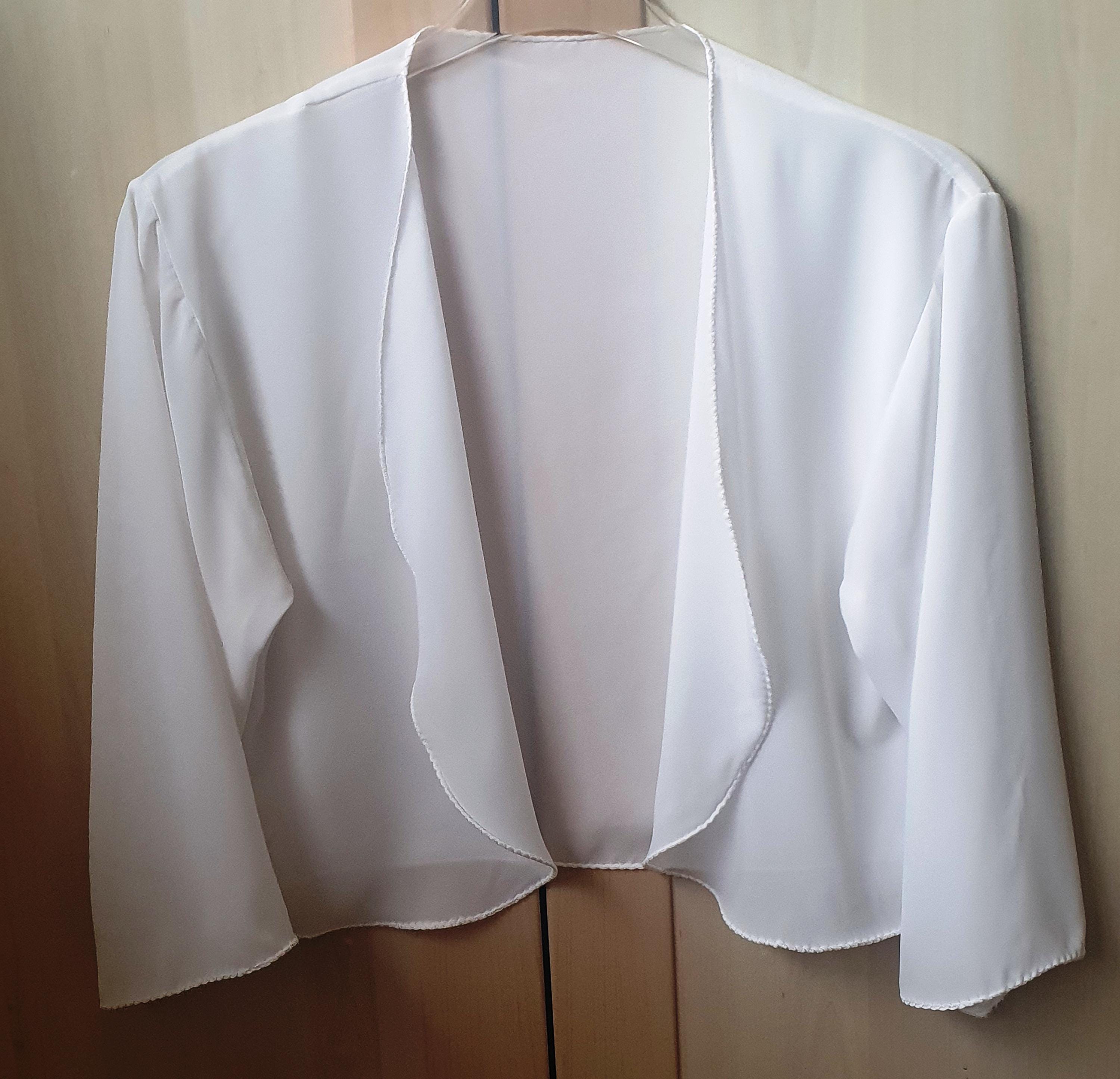 ジャケット・アウター Sheer sleeve asymmetry cropped jacket Amazon.com: Symina Women's Sexy Short Sleeve Cropped Jacket