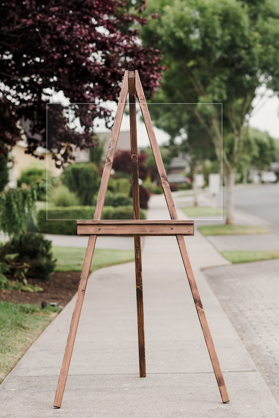Wooden Easel Wedding Sign Stand Floor Easel for Welcome Sign Large
