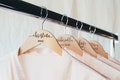 Personalized Bridesmaid Hangers - Wedding Hanger - Wooden Engraved Hanger - Bridal Dress Hanger - Wedding Name Hangers HG100 product logo